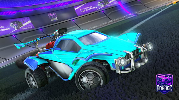 A Rocket League car design from FoundNoGoodName