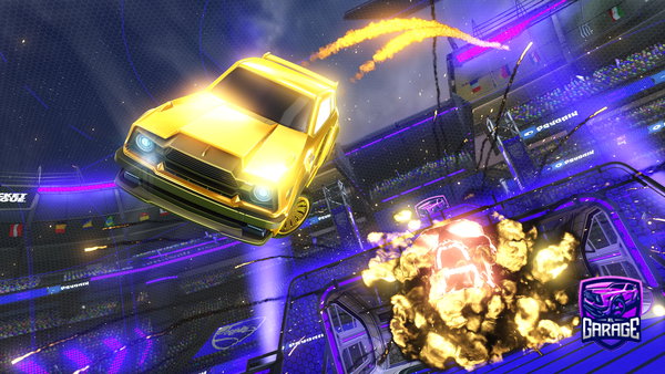 A Rocket League car design from Otisj193