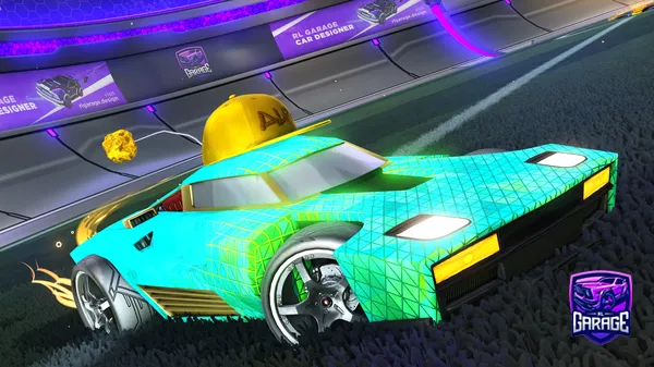 A Rocket League car design from ETHANKDSXD