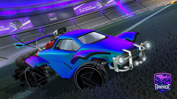 A Rocket League car design from xcheesy