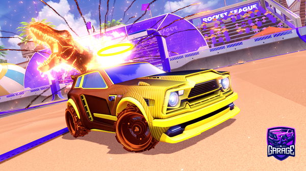A Rocket League car design from raven10