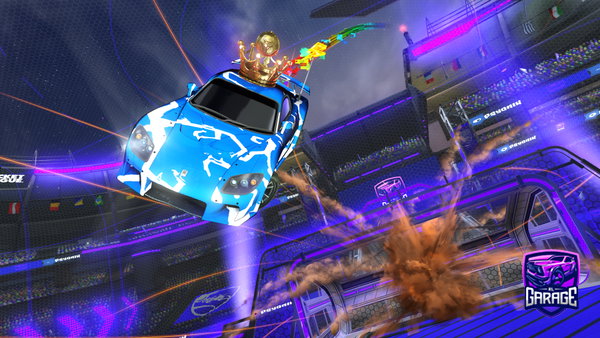 A Rocket League car design from hiphopsonic2024