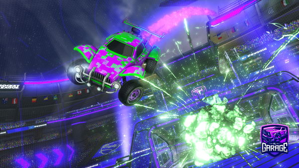 A Rocket League car design from Rbeas09