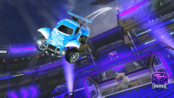 A Rocket League car design from CyanedALT