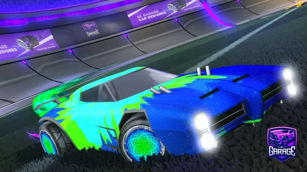 A Rocket League car design from Synat