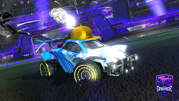 A Rocket League car design from nicobanana