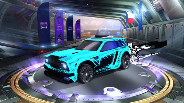 A Rocket League car design from MEJMR