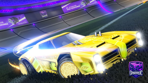 A Rocket League car design from Mogadoo11