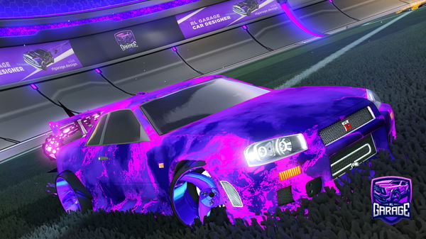 A Rocket League car design from Xansed