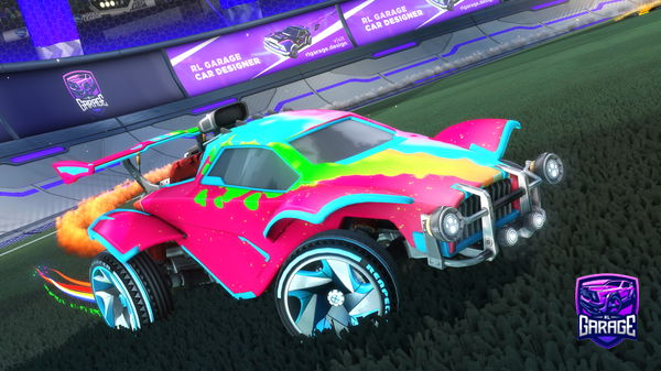 A Rocket League car design from Mattomatty