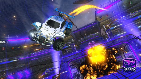 A Rocket League car design from Mcmatton