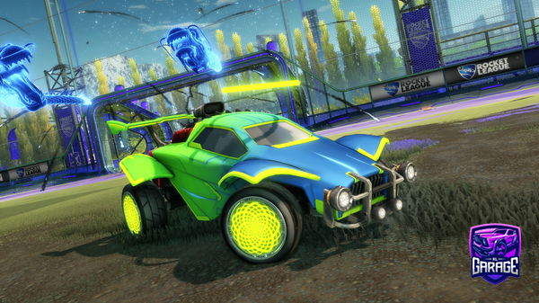 A Rocket League car design from Skully_Devil