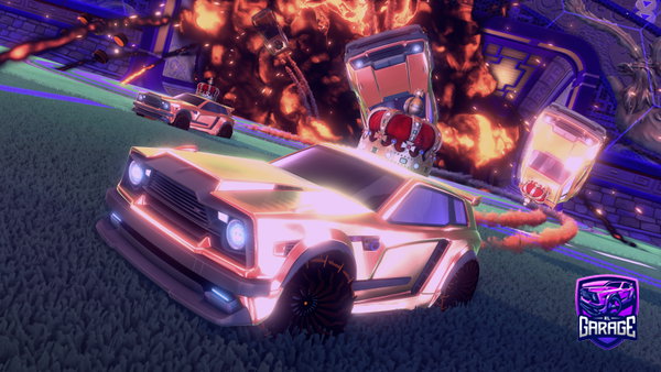 A Rocket League car design from mobilizator3000