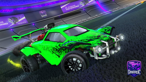 A Rocket League car design from Dexinot