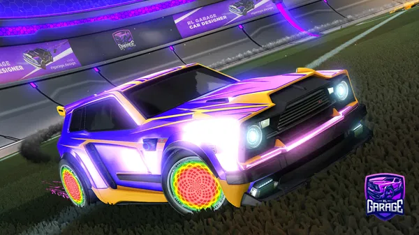 A Rocket League car design from CubicCircle