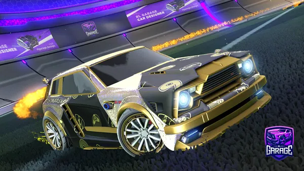 A Rocket League car design from Boomic_Ben