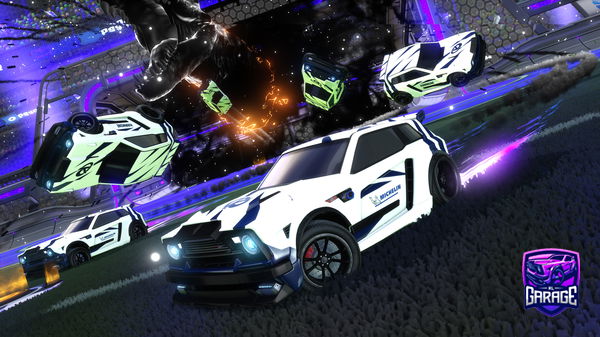 A Rocket League car design from Jaspaay