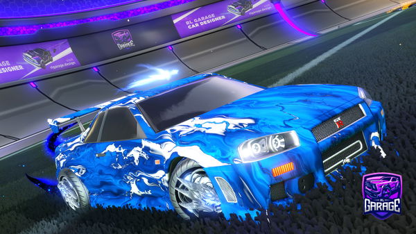 A Rocket League car design from scar3cr0w999