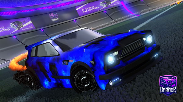A Rocket League car design from artinus
