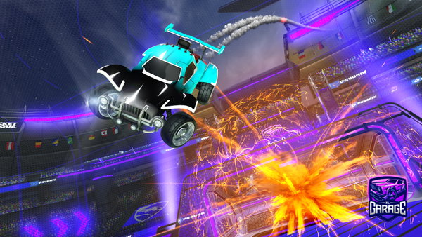 A Rocket League car design from forito234
