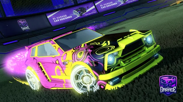 A Rocket League car design from CurrentName605