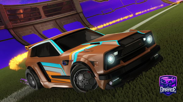 A Rocket League car design from Pogrz
