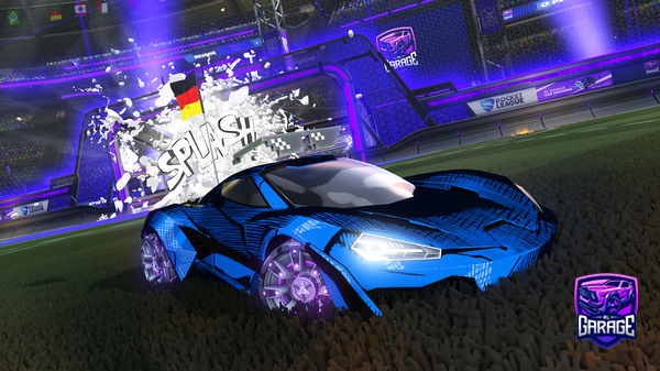 A Rocket League car design from Kujusse