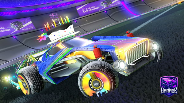 A Rocket League car design from Elr0nd