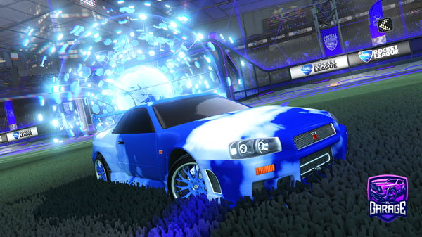 A Rocket League car design from Tripplestrxke540