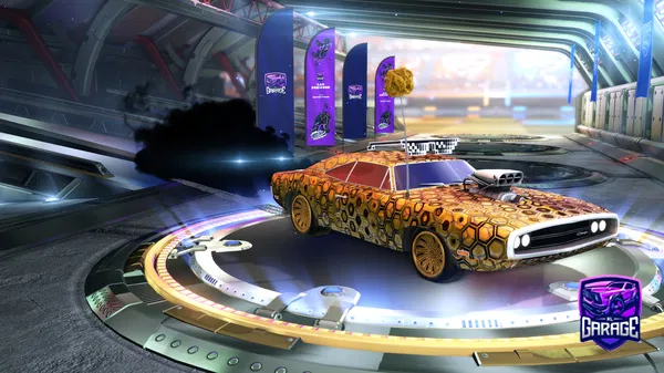 A Rocket League car design from Poshlady