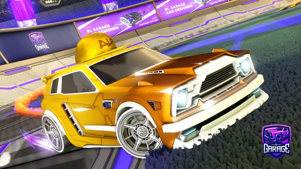 A Rocket League car design from AlphaBooger