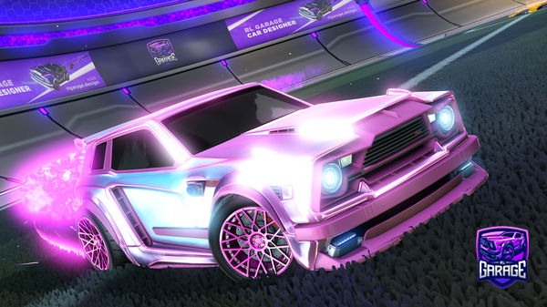 A Rocket League car design from intSyne