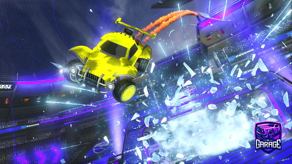 A Rocket League car design from Blubjecool