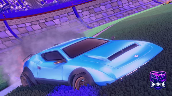 A Rocket League car design from Mahgam