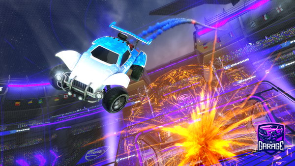 A Rocket League car design from Flammable831