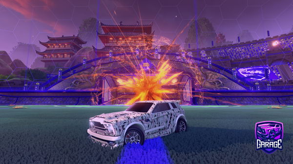 A Rocket League car design from SaltySylveon
