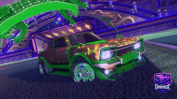 A Rocket League car design from Blueberries