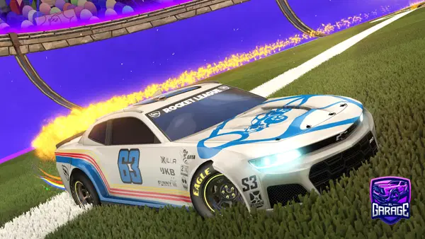 A Rocket League car design from ninjadog