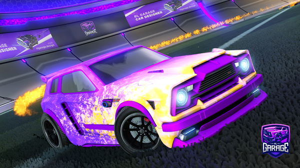 A Rocket League car design from skystrike123