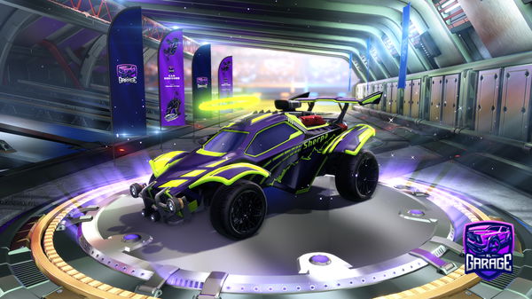 A Rocket League car design from LucidWolf6