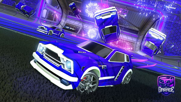 A Rocket League car design from Escher_Pl