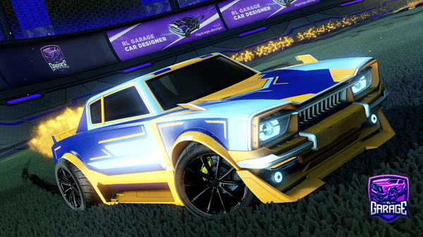 A Rocket League car design from LwGwNw