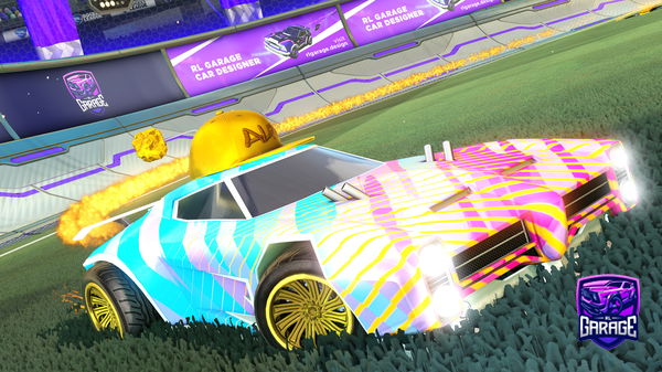 A Rocket League car design from boosted497