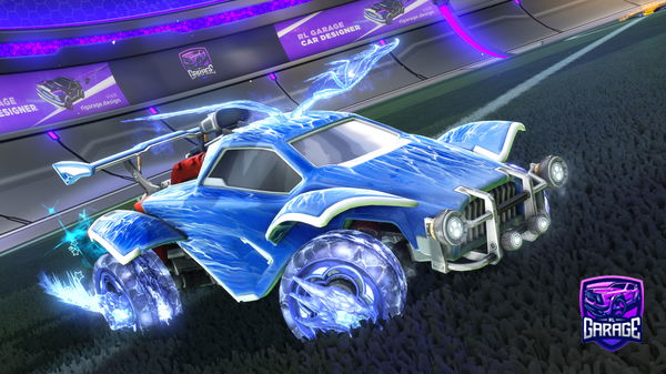 A Rocket League car design from AtomTrade