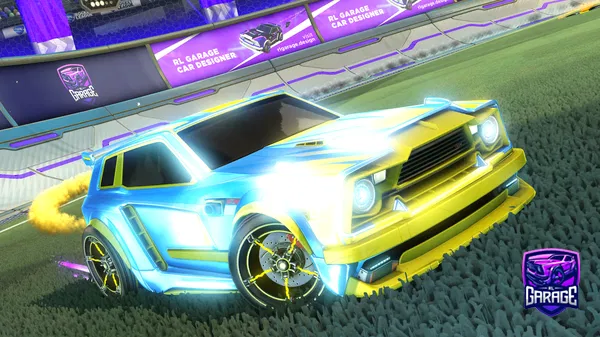 A Rocket League car design from Pliazok