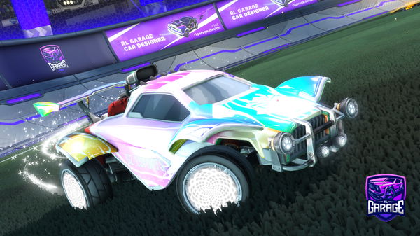 A Rocket League car design from ZilverrZz