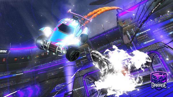 A Rocket League car design from Dinozaure