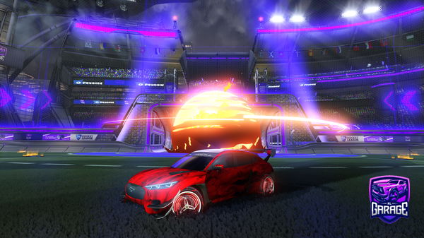 A Rocket League car design from TutsiDeCereza