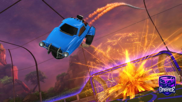 A Rocket League car design from VERTEX-210