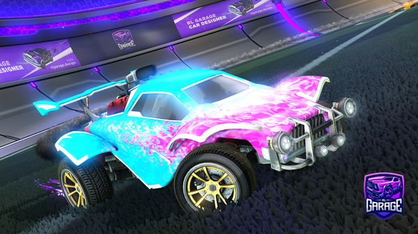A Rocket League car design from FuzzyPotato7824